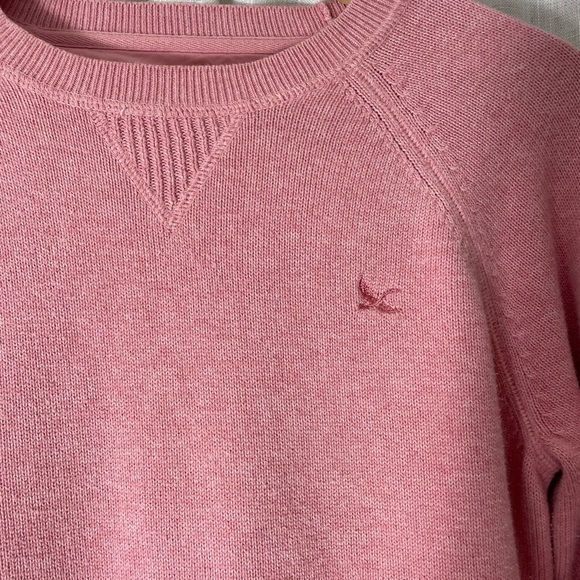 Eddie Bauer Vintage 100% Cotton Made in Japan Pink Pullover Sweater Size XS - Picture 5 of 8